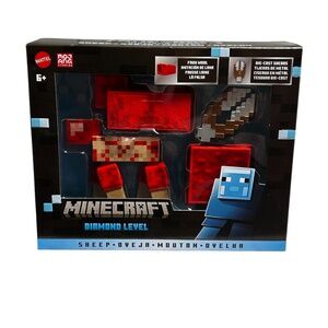 Minecraft Diamond Level Sheep Figure